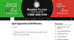 Desktop Screenshot of breathetolive.net.au