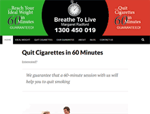 Tablet Screenshot of breathetolive.net.au